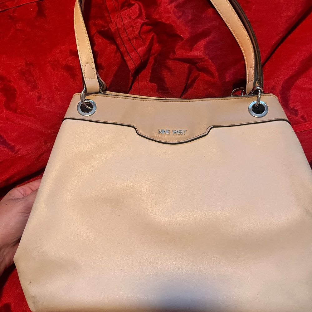 Nine West Cream Shoulder Bag